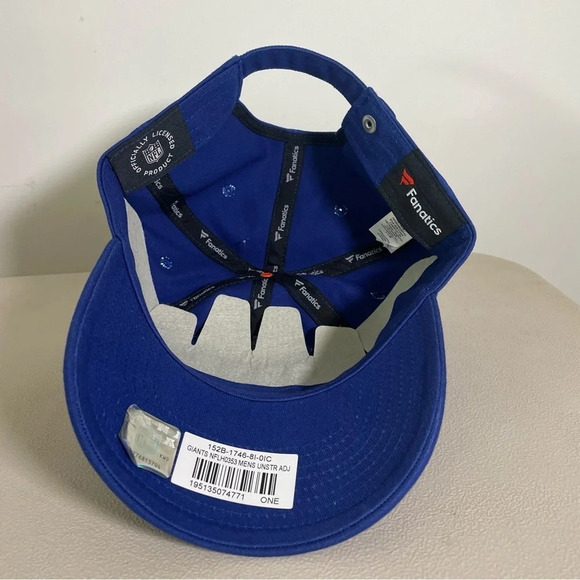 Fanatics NFL Giants Men’s Hat NWT - Picture 6 of 7